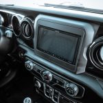 2020 Jeep Wrangler with Katzkin Leather, Alpine Radio, Sound Bar, Kicker Sub, and Amp at Dealer Source Ltd in San Antonio, Texas