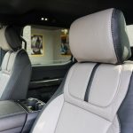 2021 Ford F-150 XLT -Black Katzkin Leather with Lunar Gray at the center, wings, and seam Reference 99394