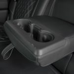 2020 Chevy Silverado Crew Cab -Black Leather, Diamond Inserts with Silver Contrasting Seam