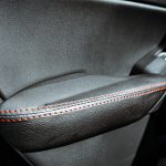 2024 Honda Civic -Black Katzkin leather with red wings, a red seam, & and perforation