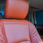 2020 Ram Crew Cab -Katzkin leather in the color Cognac. Cognac Wings with Parchment Stitching Reference 99340