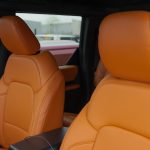 2021 Bronco -Orange leather with an all Black Seam + leather installations in the door panels