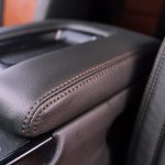 2016 Silverado Crew Cab -Dark Graphite Leather with Outlaw Inserts & a Cognac Seam Reference 99503