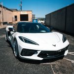 2021 Corvette Pearl leather with a Black Center & Perforated Inserts Reference 99504