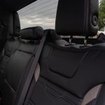 2024 Sierra Crew Cab Licorice Leather with Cobblestone Wings, a Platinum Seam, and Tek Perforation Reference 99570