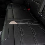 2024 Sierra Crew Cab Licorice Leather with Cobblestone Wings, a Platinum Seam, and Tek Perforation Reference 99570