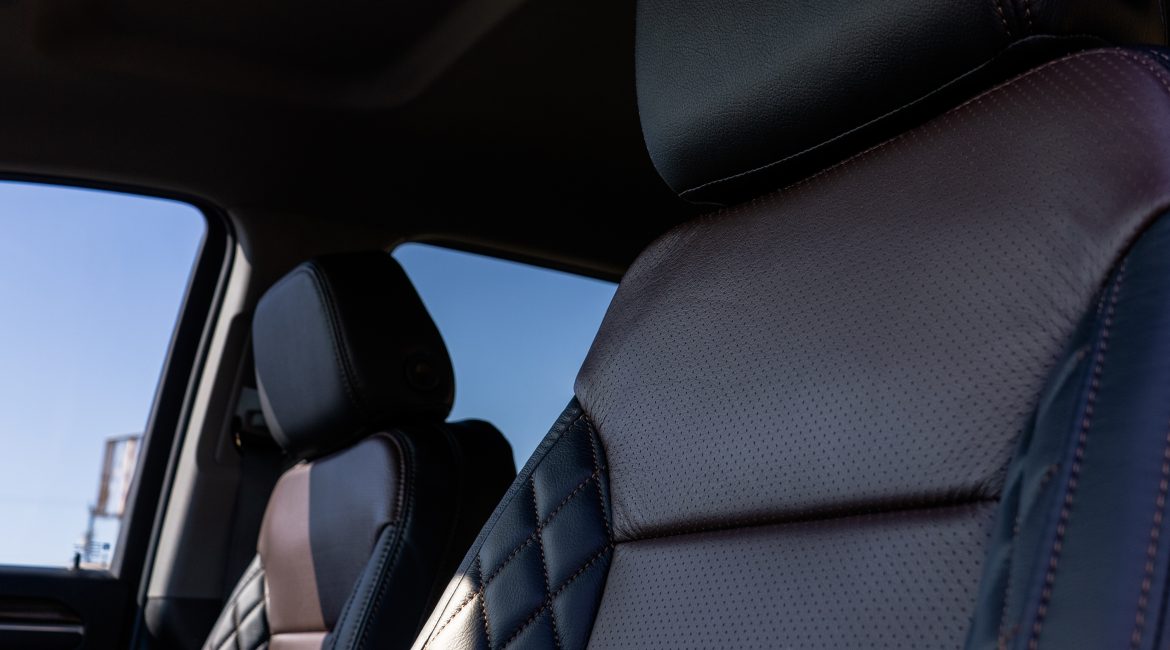 SILVERADO CREW CAB - INK - HAVANA ACCENT - PERFORATED BODY - HAVANA STITCH - WINGS DIAMOND STITCH HAVANA