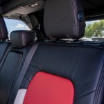 2024 BRONCO  BLACK LEATHER WITH RED INSERTS & PEARL WINGS REFERENCE 99566