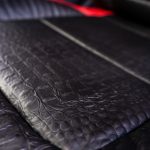 2023 FORD BRONCO  RED LEATHER EXOTIC EVERGLADES BODY/WINGS  REFERENCE 99548