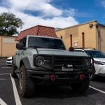 2023 FORD BRONCO  RED LEATHER EXOTIC EVERGLADES BODY/WINGS  REFERENCE 99548