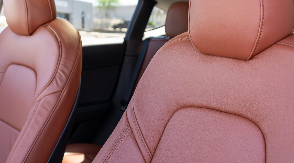 2022 TESLA MODEL Y COGNAC WITH A COGNAC STITCH REFERENCE 99559