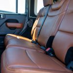 2024 JEEP WRANGLER  MAHOGANY LEATHER, MAIZE SEAM, PERFORATED COMBO (Recovered Center + Recovered Arm Pads)  Reference 99592