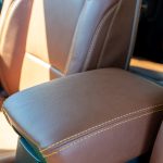 2024 JEEP WRANGLER  MAHOGANY LEATHER, MAIZE SEAM, PERFORATED COMBO (Recovered Center + Recovered Arm Pads)  Reference 99592