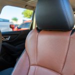 2024 FORESTER  BLACK LEATHER - MAHOGANY PERFORATED BODY - MAHOGANY WINGS + SEAM REFERENCE 99623