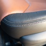 2024 FORESTER  BLACK LEATHER - MAHOGANY PERFORATED BODY - MAHOGANY WINGS + SEAM REFERENCE 99623