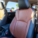 2024 FORESTER  BLACK LEATHER - MAHOGANY PERFORATED BODY - MAHOGANY WINGS + SEAM REFERENCE 99623