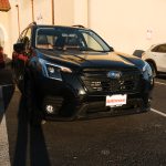 2024 FORESTER  BLACK LEATHER - MAHOGANY PERFORATED BODY - MAHOGANY WINGS + SEAM REFERENCE 99623