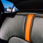 2024 Sentra SV Black Perforated Combo - Tangerine Wings - Tangerine Seam  Reference 99643