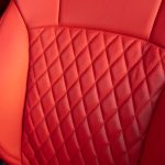 2024 HONDA ACCORD - SALSA RED LEATHER - RECOVERED ARM PADS + RECOVERED CENTER CONSOLE WITH SALSA RED STITCH REFERENCE 99651