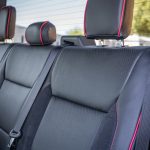 2024 F-150 Super Crew -Black Leather, Perforated Body, Suedezkin Raven Wings, Red Seam, Red Piping Reference 100572