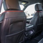 2024 F-150 Super Crew -Black Leather, Perforated Body, Suedezkin Raven Wings, Red Seam, Red Piping Reference 100572