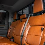 2024 Sierra Crew Cab 3500 Black leather, Mahogany Face, Stone Seam, Perforation Combo, Tek Stitch Reference 100582