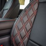 2024 F-150 Super Cab Black Katzkin Leather - Perforated Combo - Red Seam- Double Tekstitch on Wings