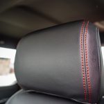 2024 F-150 Super Cab Black Katzkin Leather - Perforated Combo - Red Seam- Double Tekstitch on Wings