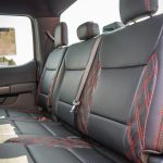 2024 F-150 Super Cab Black Katzkin Leather - Perforated Combo - Red Seam- Double Tekstitch on Wings